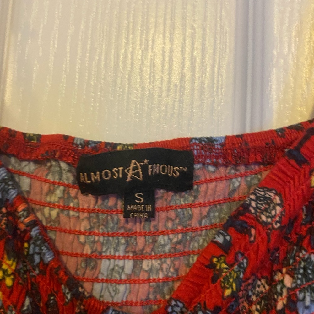 Flower Ribbed Top - Picture 3 of 3